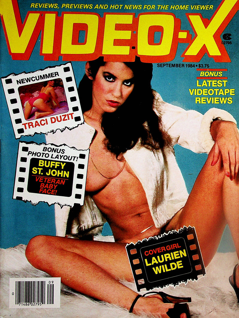 Video-X Magazine  Covergirl Laurien Wilde / Buffy St. John  September 1984   031824lm-p