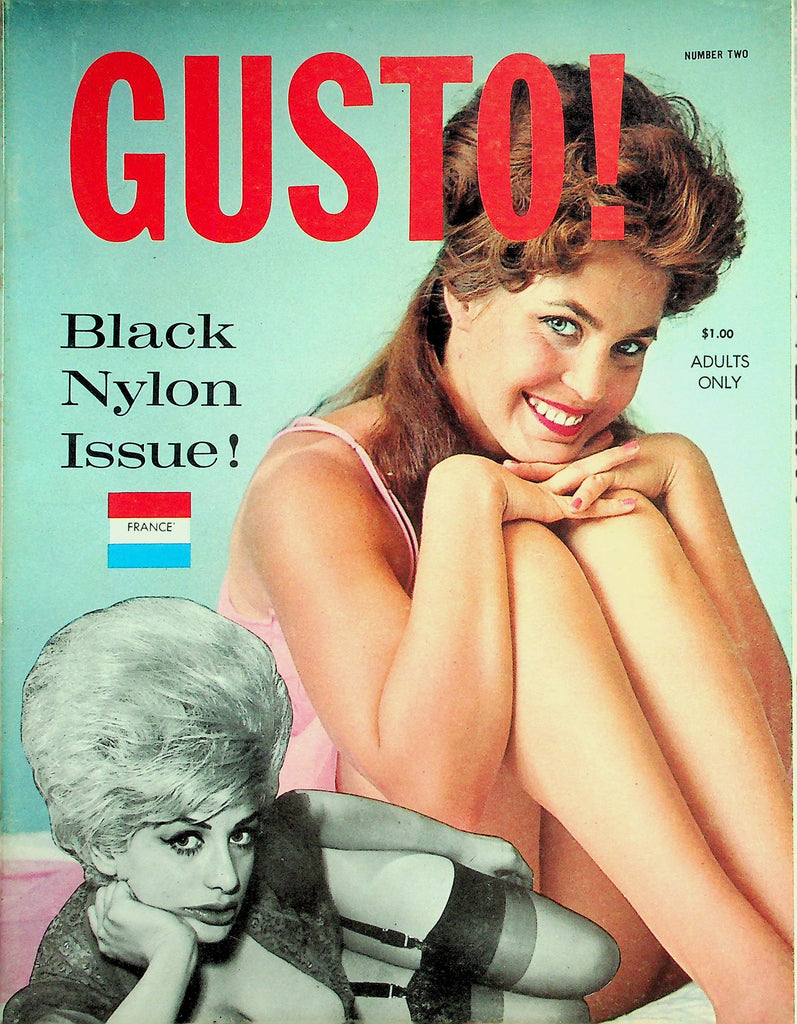 Gusto! Magazine  Black Nylon Issue!  #2  1962   071726lmp-GSC