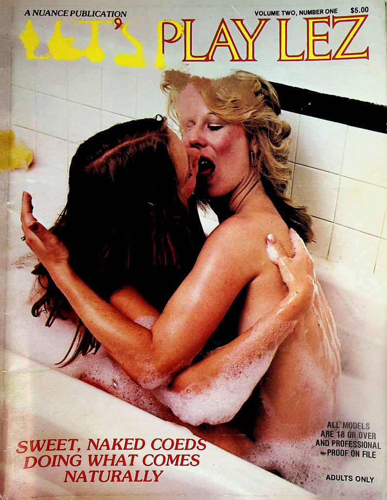 Let's Play Lez Magazine  Sweet, Naked Coeds   vol.2 #1  1979 by Nuance    120923lm-p