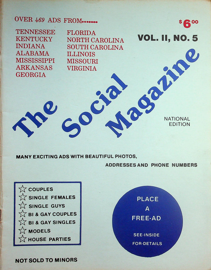 The Social Magazine  Contacts National Edition  vol.11 #5  1984    062826lmp-GSC