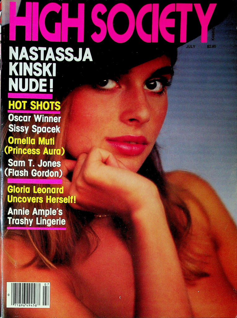 CLEARANCE High Society Magazine Nastassja Kinski & Gloria Leonard July 1981 081225RP-