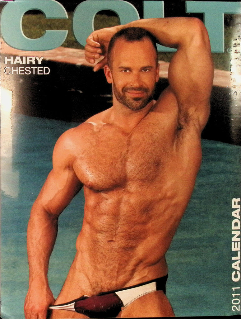 Colt Studio Hairy Chested 2011 Wall Calendar Gay Man BIG Hunky Buff Men 041326AMP