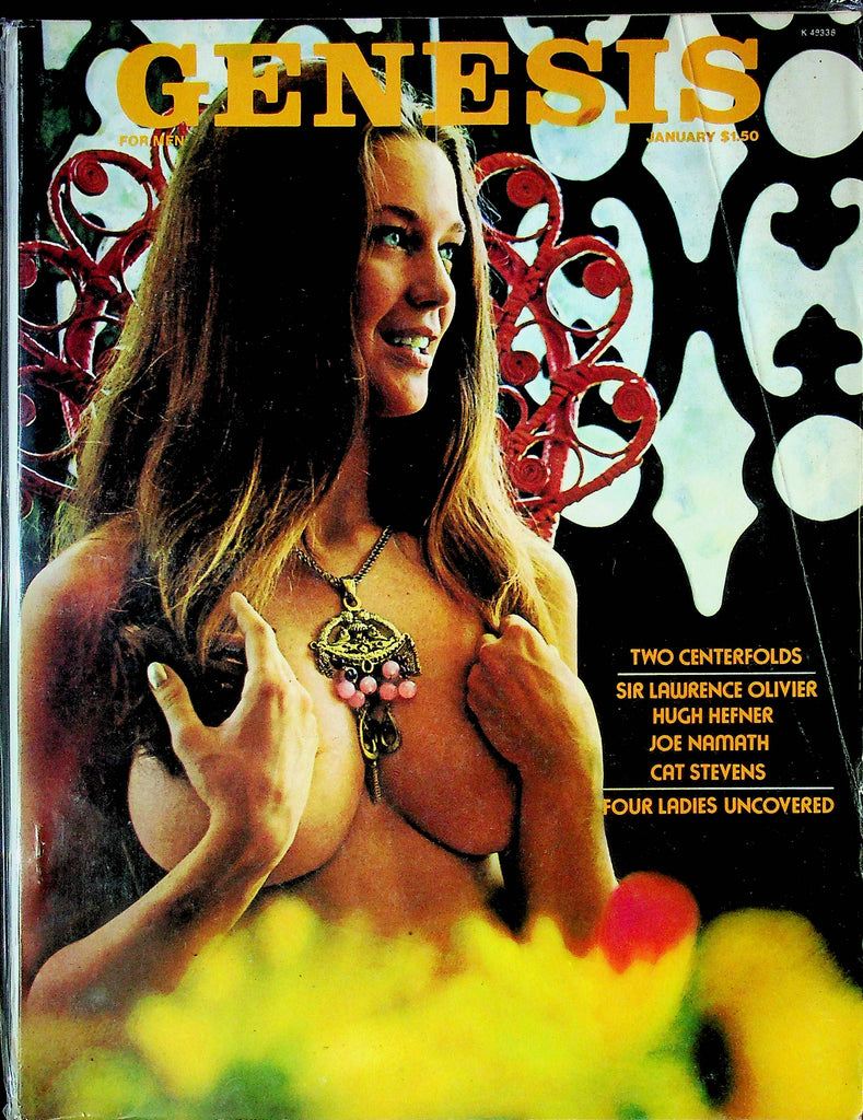 Genesis Men's Magazine Hugh Hefner & Joe Namath January 1974 062524RP