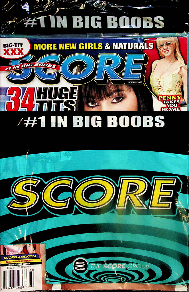 Score Busty Magazine Cover Girl Rukhsana  October 2006  new/sealed   112124lm-p