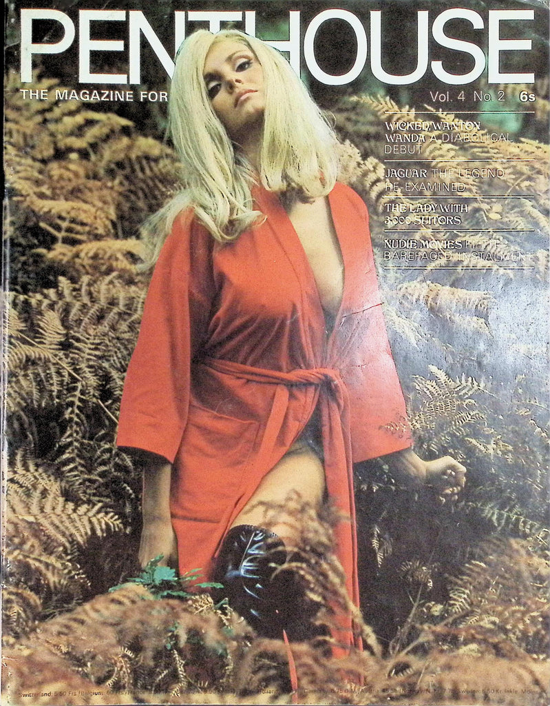 Penthouse Magazine Vol 4 #2 1969 Nudie Movies Fifth Barepaged Instalment 092126LLP