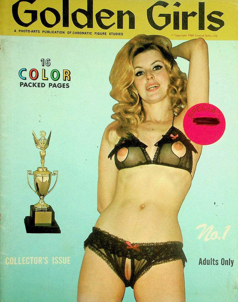Golden Girls Magazine  Beautiful Women Spread / Paradise For Swingers  #1  1968  Collectors  Issue    080726lmp-GSC