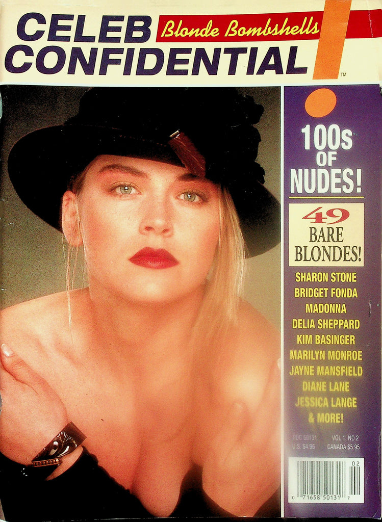 Celeb Confidential Magazine   Blonde Bombshells - Covergirl Sharon Stone   vol.1 #2  1993   121525lmp