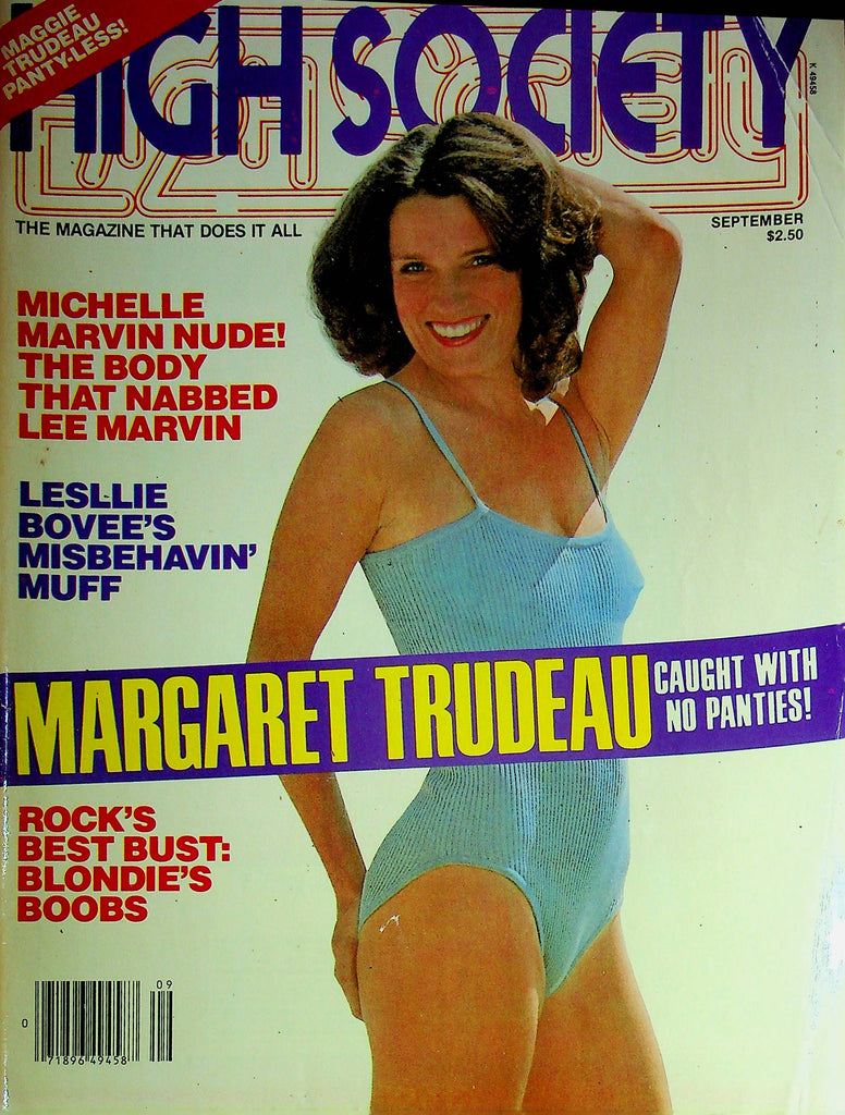 High Society Magazine Margaret Trudeau September 1979 112924RP