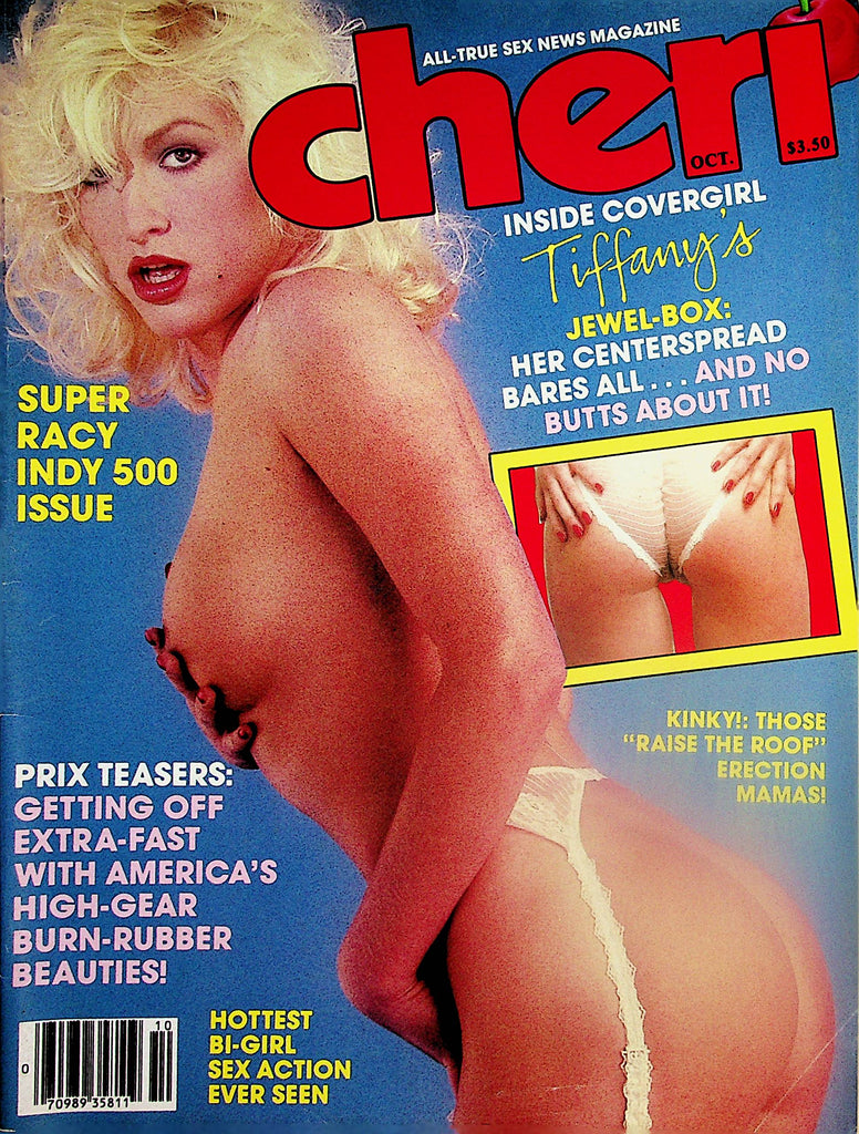 Cheri Magazine   Covergirl Tiffany's Jewel-Box    October 1984     112924lm-p