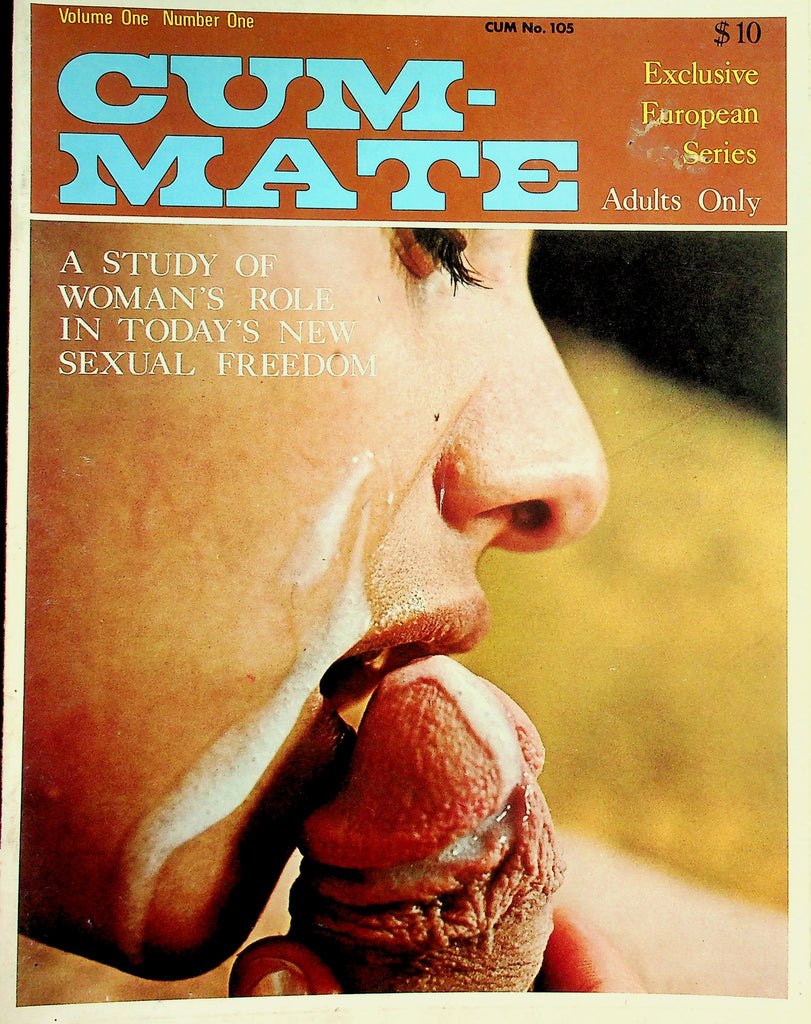 Cum-Mate Magazine A Study Of Woman's Role in Today's New Sexual Freedom vol.1 #1 1960's   050726lmp