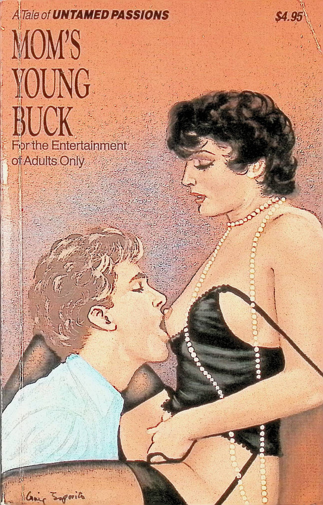 18+ Mom's Young Buck Untamed Passions UP-126 1993 Star Distributors Adult Erotic Paperback Novel-062624AMP