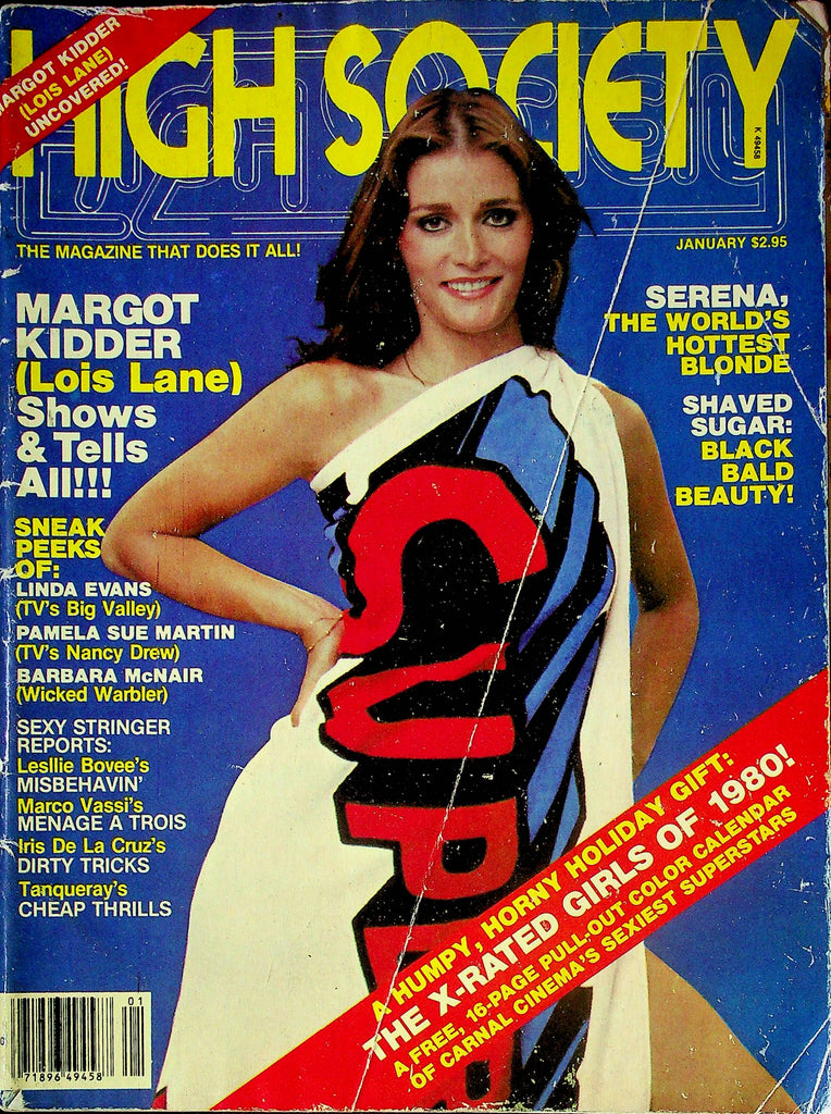 High Society Magazine Margot Kidder & Linda Evans January 1980 051424RP
