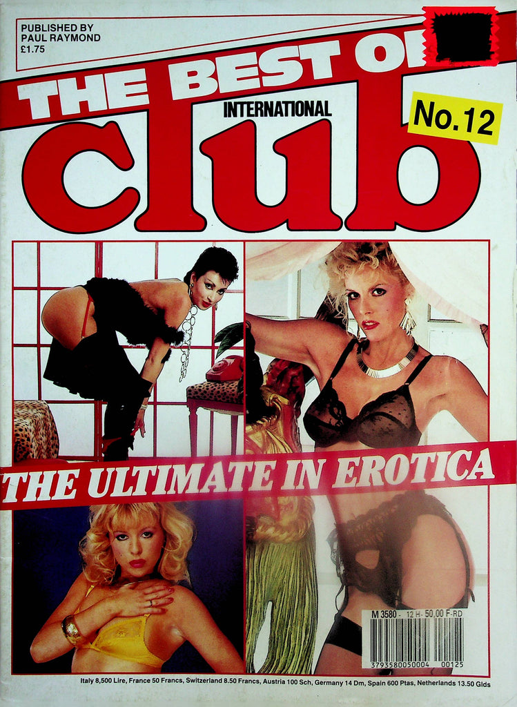 The Best Of Club International Magazine  The Ultimate In Erotica  #12 1987 Paul Raymond   071625lm-p