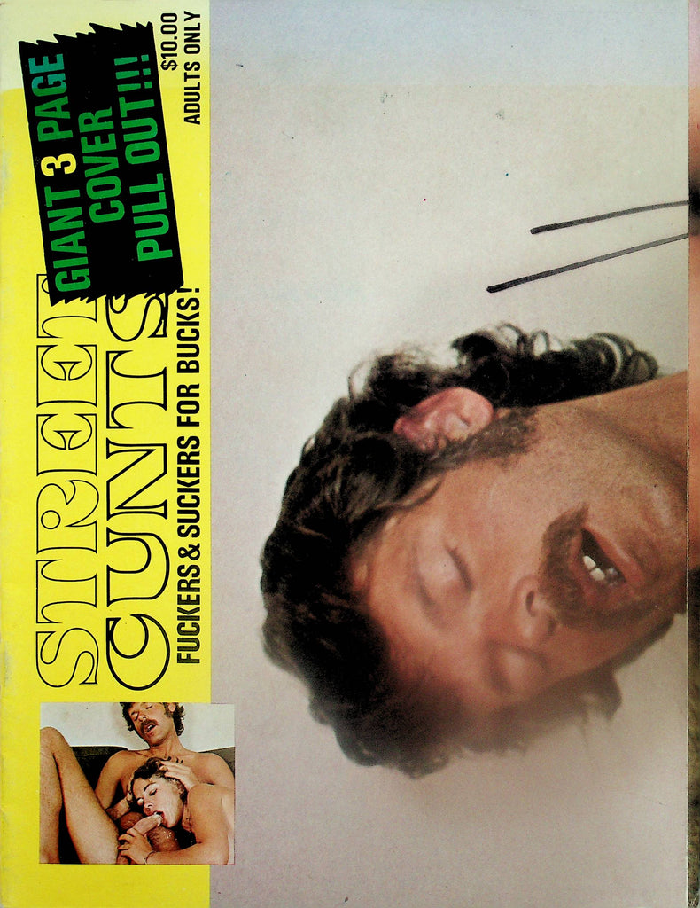Street Cunts Magazine  Giant 3 Page Cover Pull Out!!!  #1 1970's    101625lm-p