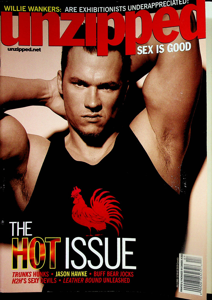 Unzipped Gay Magazine   Cover Guy Jason Hawke - The Hot Issue  July 2005   061524lm-p