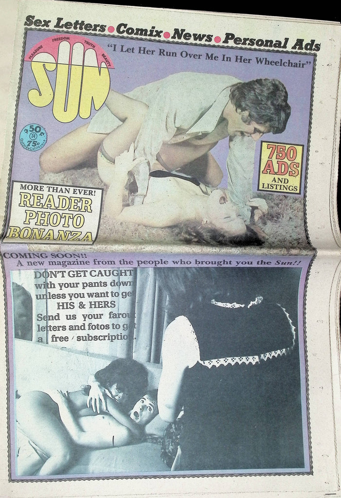 The Sun June 7 1976 Reader Photo Bonanza  Sex Letters Comix News Personal Ads Adult Newspaper Magazine 102324lm-p