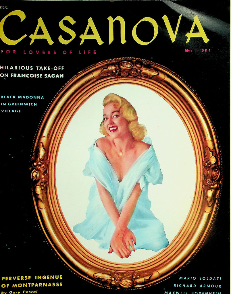 Casanova Magazine  Centerfold Lady Love Simone Parson  May 1957     050726lmp