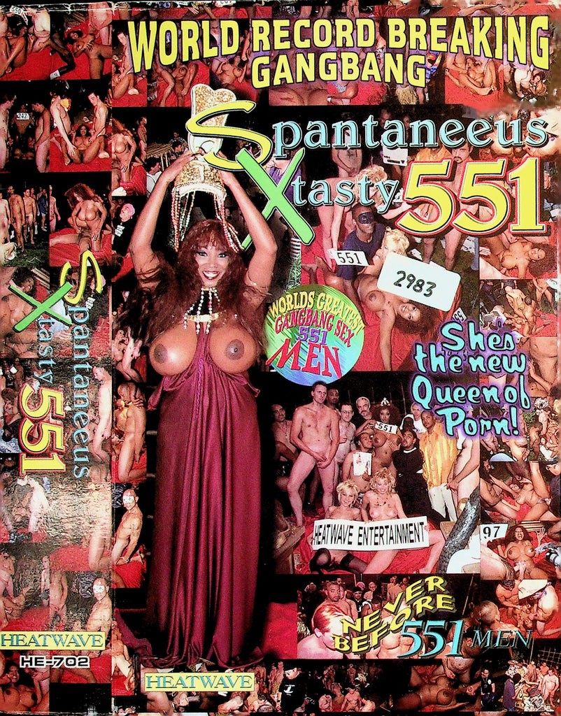 Spantaneeus Xtasty 551 World's Greatest Gangbang Adult VHS Heatwave 051326NAVHS4-16