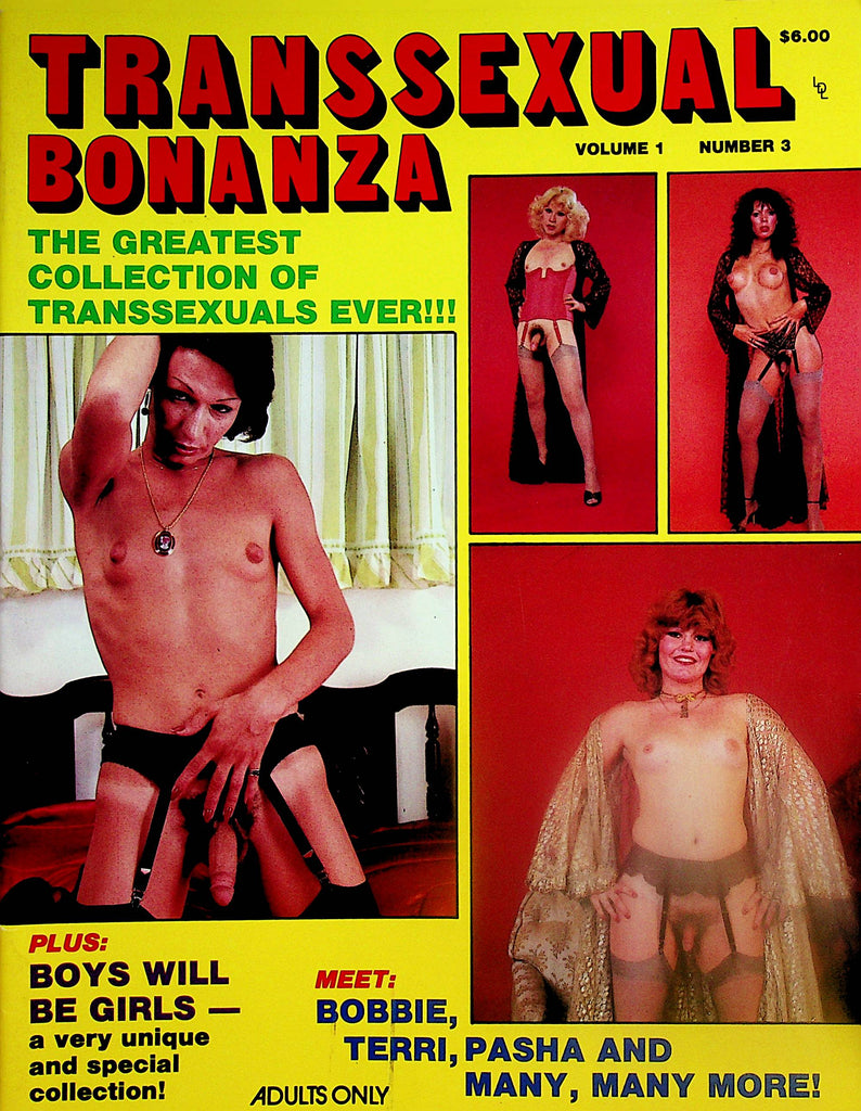 Transsexual  Bonanza Magazine  Meet Bobbie, Terri, Pasha And More!  vol.1 #3  1981  London Enterprises    080924lm-p