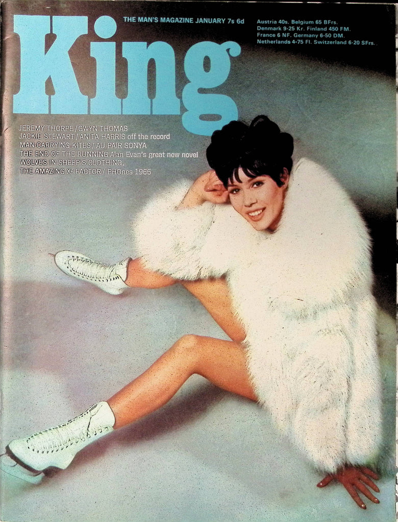 King Magazine January 1960s Jeremy Thrope Anita Harris Sonya 101025AMP