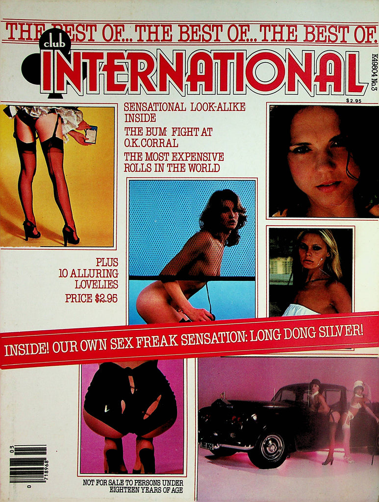 The Best Of Club International Magazine  Long Dong Silver   #3 1979  Paul Raymond    111623lm-p