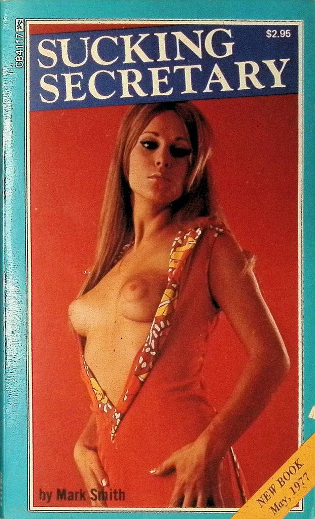 Sucking Secretary by Mark Smith May 1977 CB4117 Greenleaf Classics Adult Paperback Novel 072125AMP