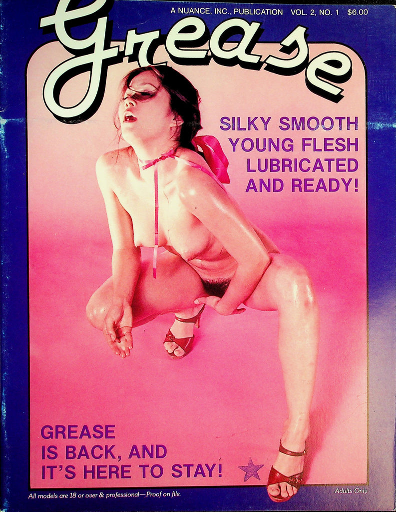 Grease Magazine  Silky Smooth Young Flesh Lubricated And Ready! vol.2 #1  1980  082326lmp-GSC