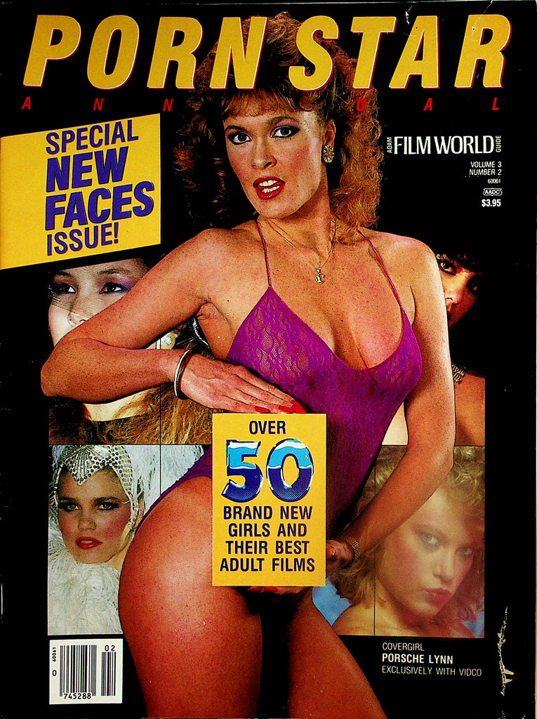 Porn Star Annual Magazine  Covergirl Porsche Lynn , Careena Collins, Barbara Dare vol.3 #2 1986    033124lm-p