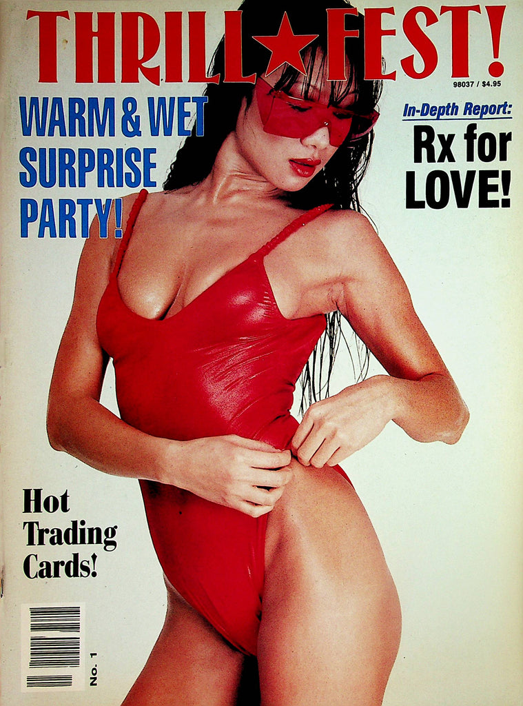 Thrill Fest Magazine  Angela Summers / Centerfold Girl Roxy  #1 1990's    120123lm-p2