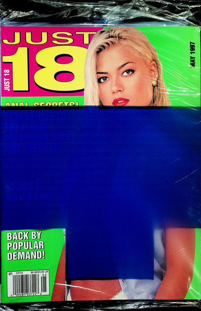 Just 18 Magazine  Anal Secrets   May 1997  new/sealed   121725lmp