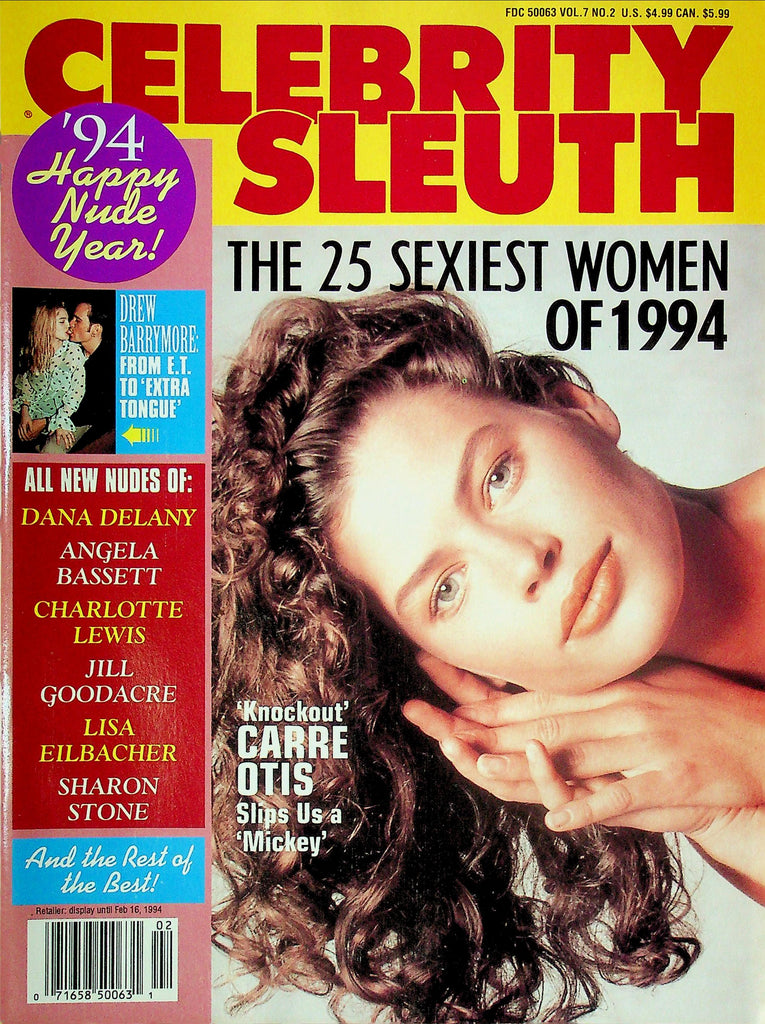 Celebrity Sleuth Magazine 25 Sexiest Women Ft. Carre Otis & Dana Delany Vol.7 No.2 031425RP
