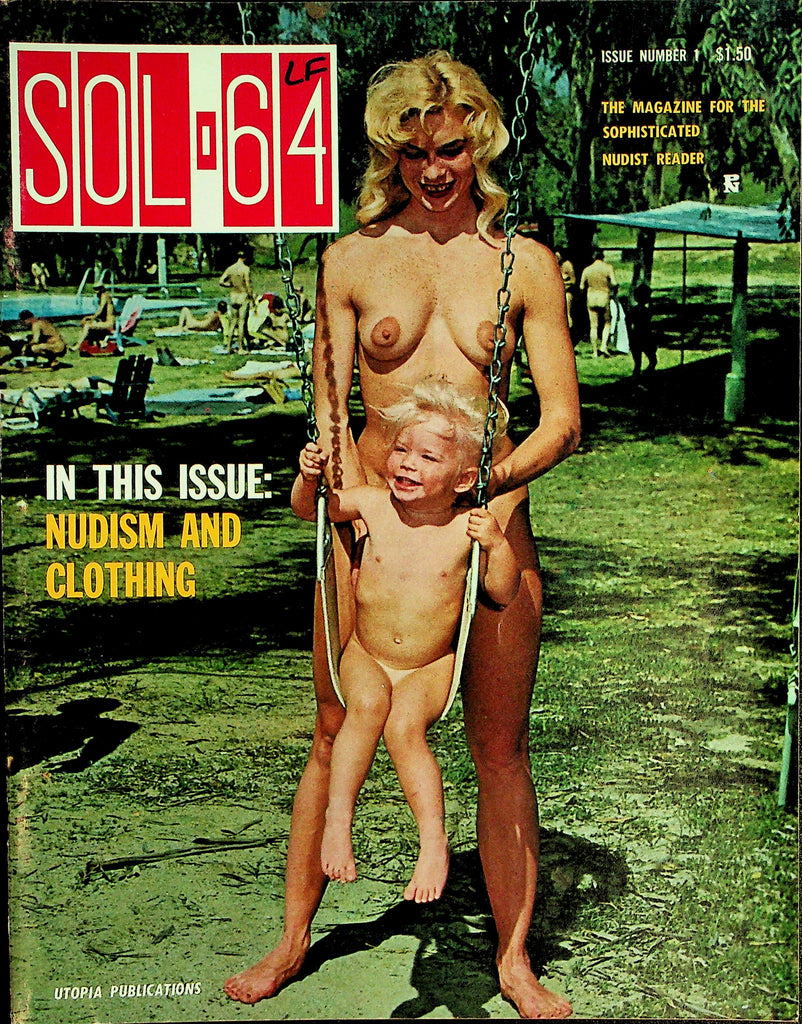 SOL-64 Nudist Magazine  Covergirl Sylvia /  Nudism and Clothing  #1  1964    081126lmp-GSC