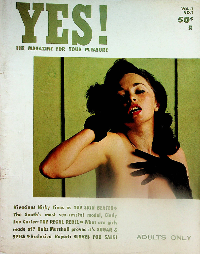 Yes! Busty Magazine  Vivacious Nicky Tines  vol.1 #1  1961 052524lm-p