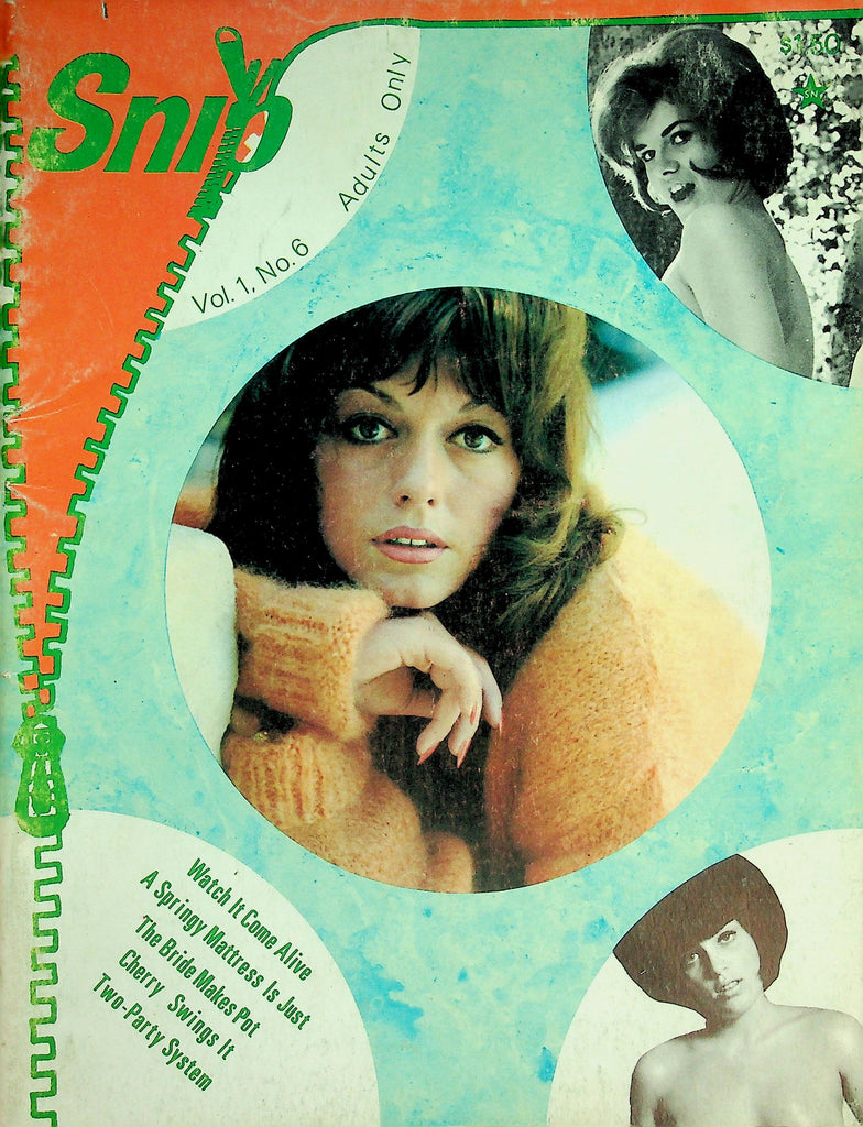 Snip Vintage Magazine  Centerfold Pan Llwellan  vol.1 #6  1967  100826lmp-GSC