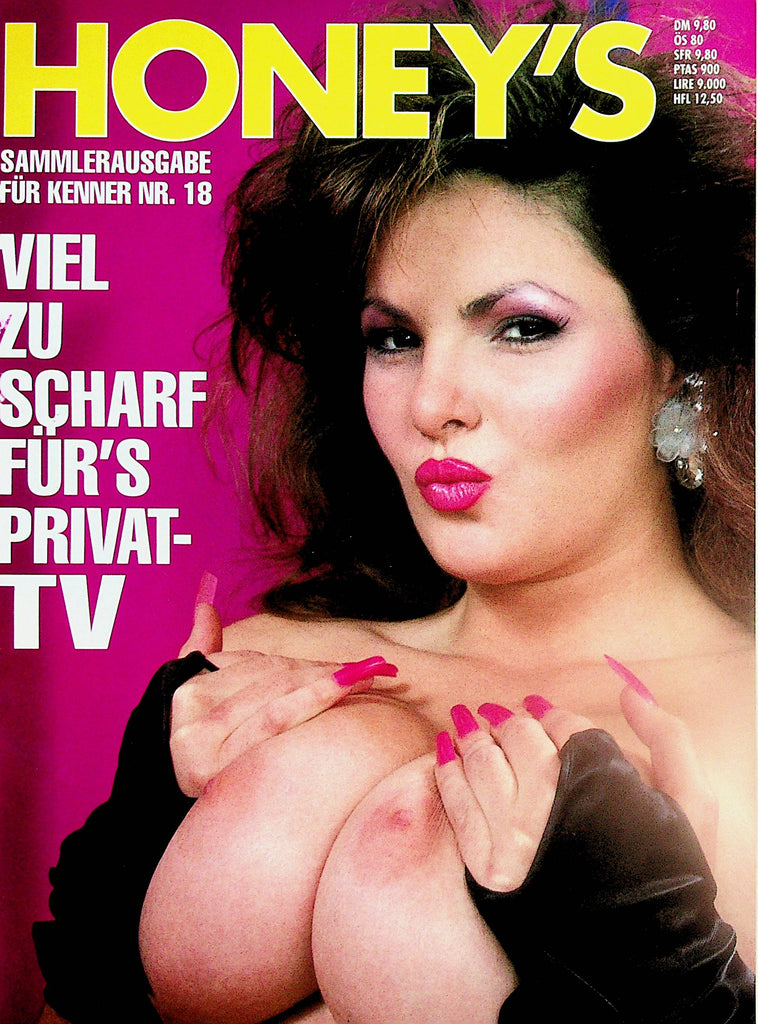 Honey's German International Magazine  Covergirl Sascha  #18  1990's     042424lm-p2