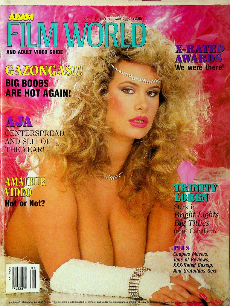 Adam Film World Adult Video Guide Magazine Ft. Aja & Trinity Loren Vol.13 No.1 051025RP