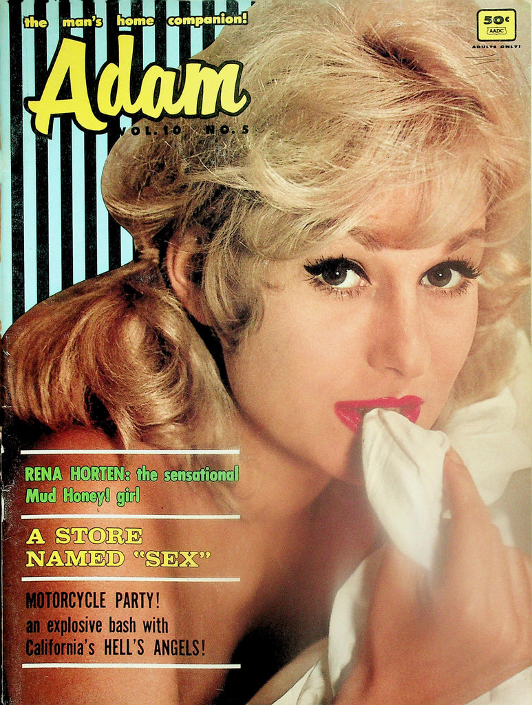 Adam Magazine  Covergirl Rena Horten  vol.10 #5  1966  110725lm-p