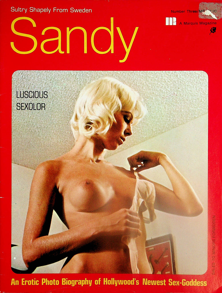Sandy Magazine   Sultry, Shapely From Sweden  #3  1971  Marquis     062524lm-p