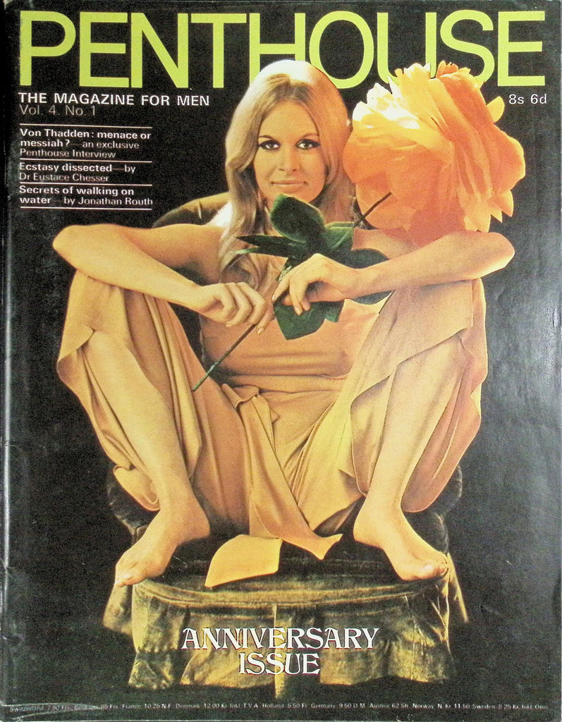 Penthouse Magazine Vol 4 #1 1969 Anniversary Issue 092126LLP