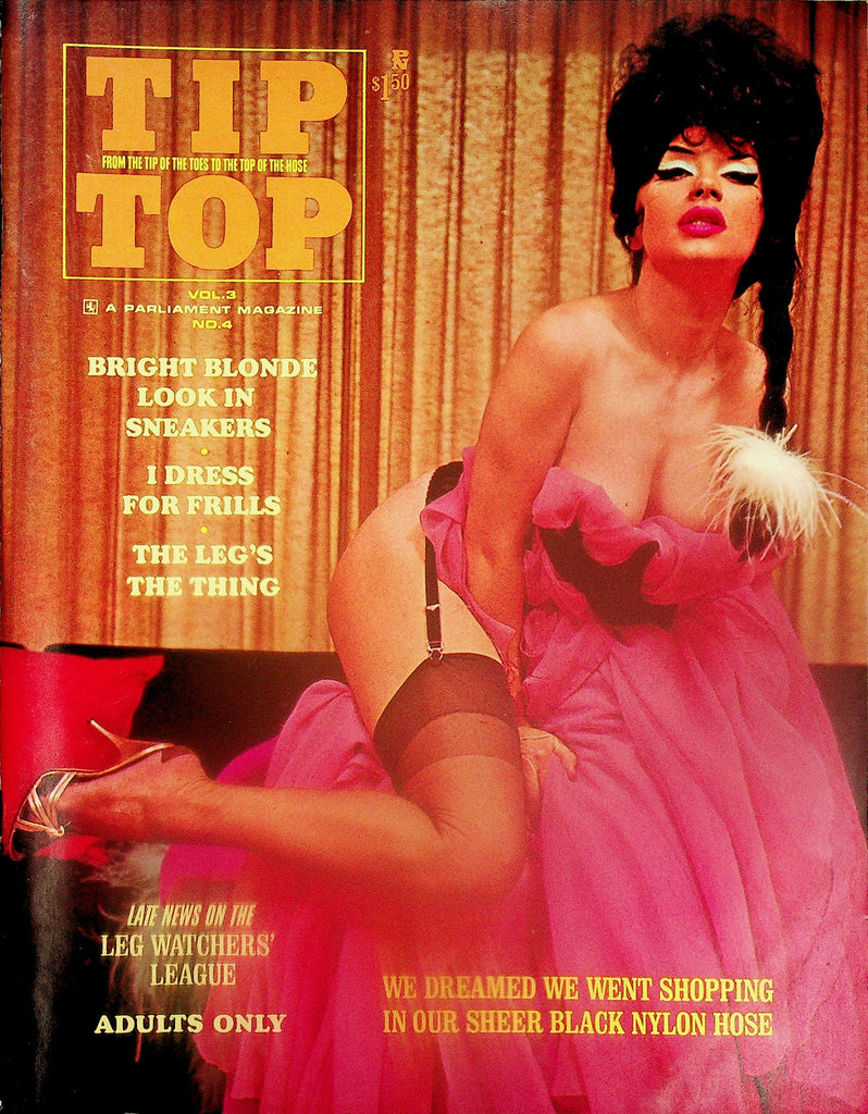 Tip Top Magazine The Leg's The Thing / Sheer Black Nylon Hose  vol.3 #4  1964  Parliament Publication    122125lmp
