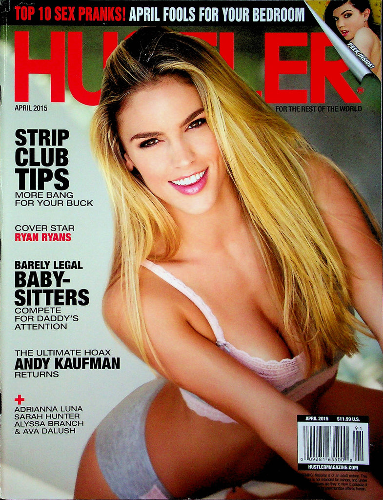 Hustler Magazine Ryan Ryans & Andy Kaufman april 2015 073123RP