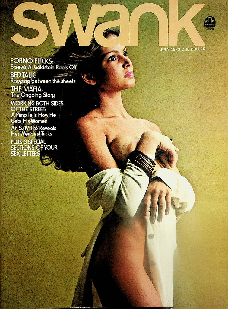 Swank Magazine  Cover / Centerfold Girl Sue Ornlinden  July 1973   030625lm-p