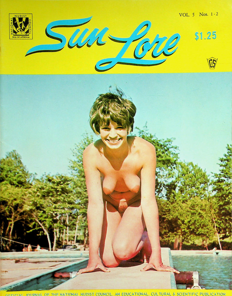 Sun Lore Nudist Magazine  High Flying Nudist / That First Time    vol.5 #1-2  1960's  080126lmp-GSC