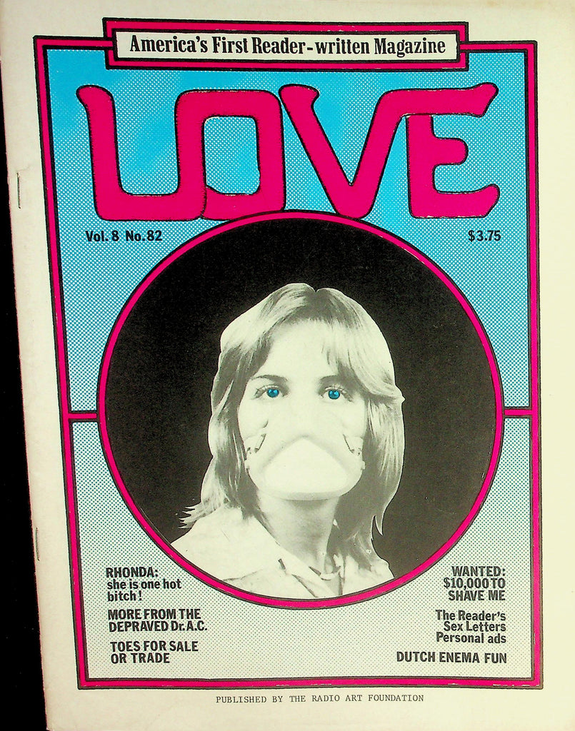 Love Adult Newspaper Magazine  Rhonda: She Is One Hot Bitch!   vol.8  #82  1980's   090126lmp2-GSC