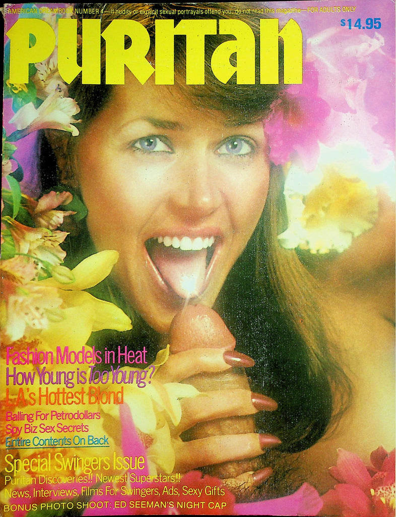 Puritan Magazine  Fashion Models In Heat/ L.A.'s Hottest Blond/ Special Swingers Issue  Centerfold Girl Lori   #4 1979   061726lmp-GSC