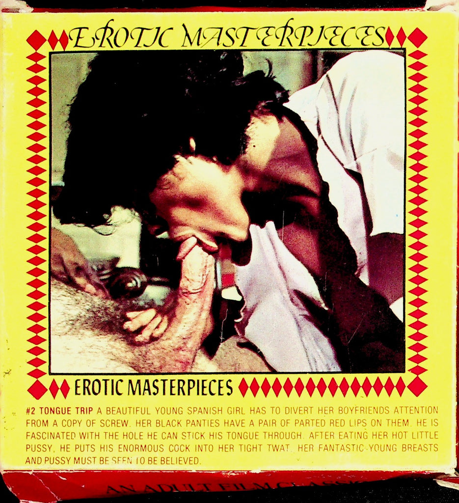 Erotic Masterpieces #2 Tongue Trip 8mm Film Reel Vintage 071526NADVD-20