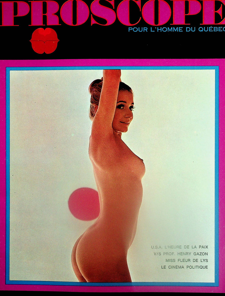 Proscope For The Man Of Quebec French International Magazine  Covergirl Diane #6  1970's     092025lm-p