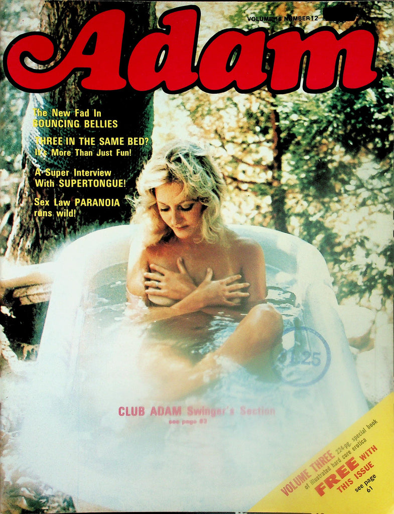 Adam Magazine  Covergirl Diane / Centerfold Girl Jennifer Bogda  vol.16 #12 January 1973  120925lmp