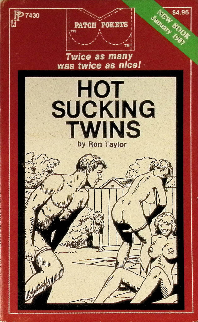 Hot Sucking Twins by Ron Taylor PP7430 January 1987 Patch Pockets Greenleaf Classics Adult Paperback Novel 081925AMP