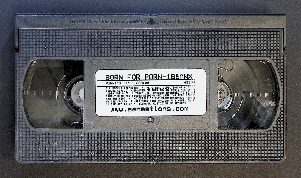 Born For Porn Sensations VHS 011925DMVHS3